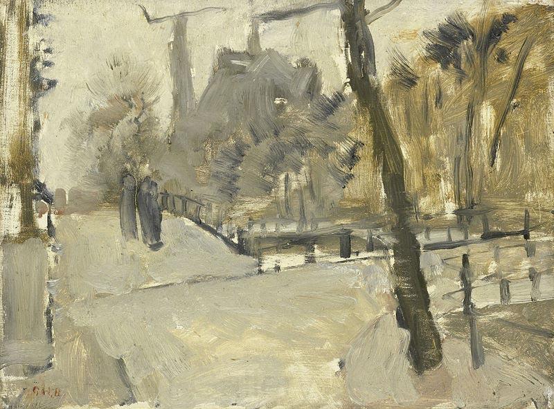 George Hendrik Breitner The Leidsegracht in Amsterdam